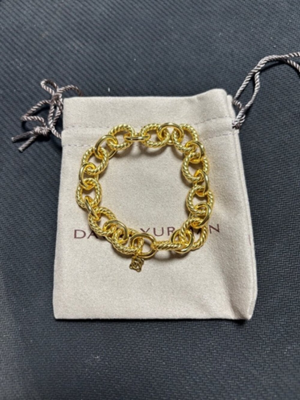 💖David Yurman💖 19cm Double ring bracelet